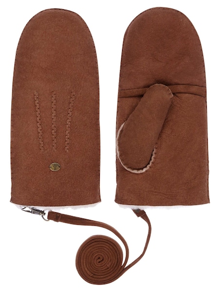 EMU Australia Brown Premium Sheepskin Mittens (770321) | €63