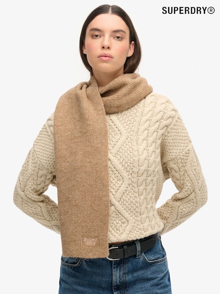 Superdry Soft Rib Knit Scarf (770419) | €53