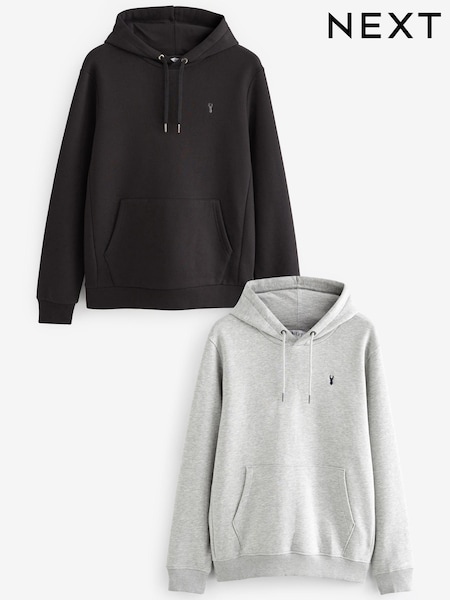Noir/Gris - 2 Pack Hoodies (770422) | € 0