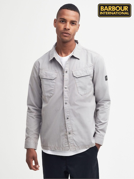 Grau - Barbour® International Gear Stückgefärbte Hemdjacke (772670) | 33 €