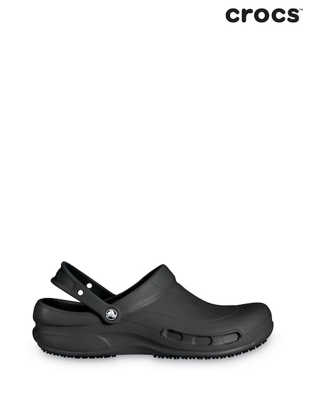 Crocs Black Bistro Slip Resistant Work Clog (773183) | R$ 495