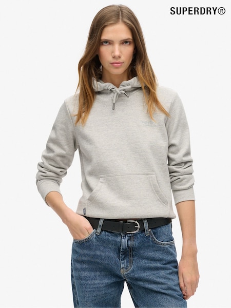 Gri fulger - Hanorac cu logo Superdry Essential (773725) | 287 LEI
