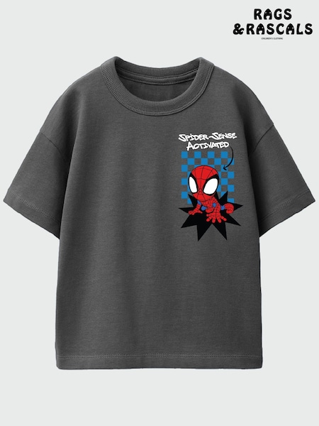 Black - Rags & Rascals Marvel Spider-man Spidey Senses T-shirt
