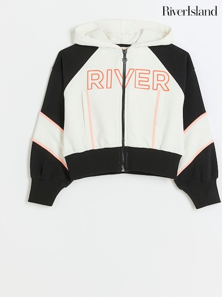 River Island Girls Active Zip Through Sweatshirt (776897) | 83 LEI