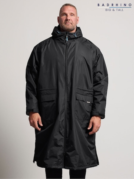 Negro - Regular Badrhino Big & Tall Changing Robe