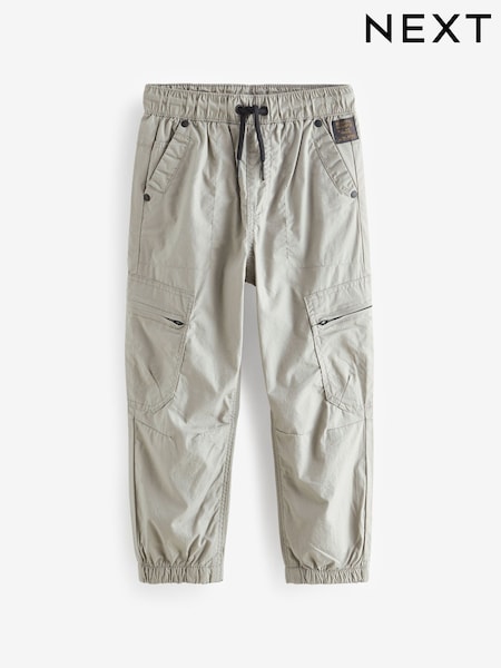 Light Grey Lined Cargo Trousers (3-16yrs) (779304) | AED19 - AED24