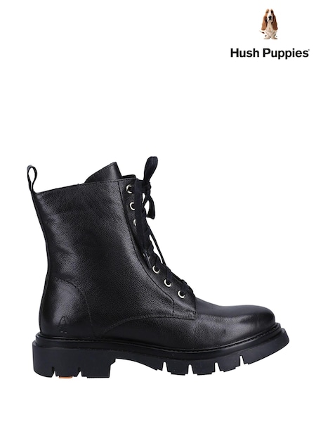 Hush Puppies Rhea Black Lace Boots (779322) | €42