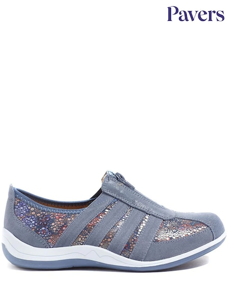 Plava - Pavers Leather Casual Zip-up Trainers