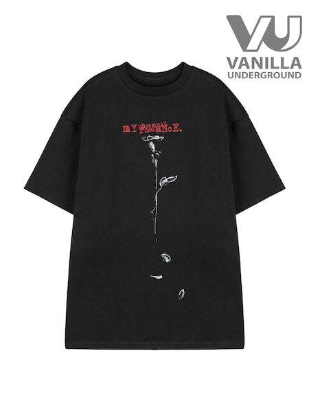 Black - Regular Vanilla Underground My Chemical Romance Short Sleeved T-shirt