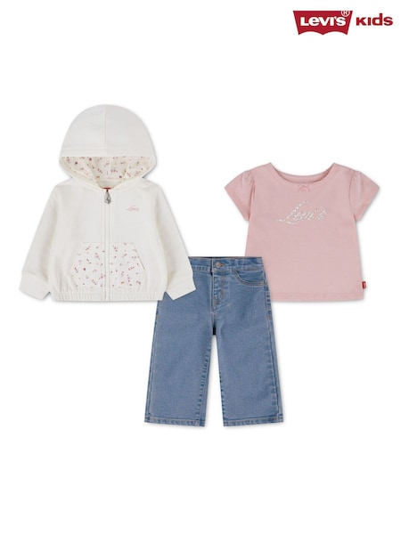 وردي - Levi's® Bodysuit Hoodie And Joggers Set 3 Piece