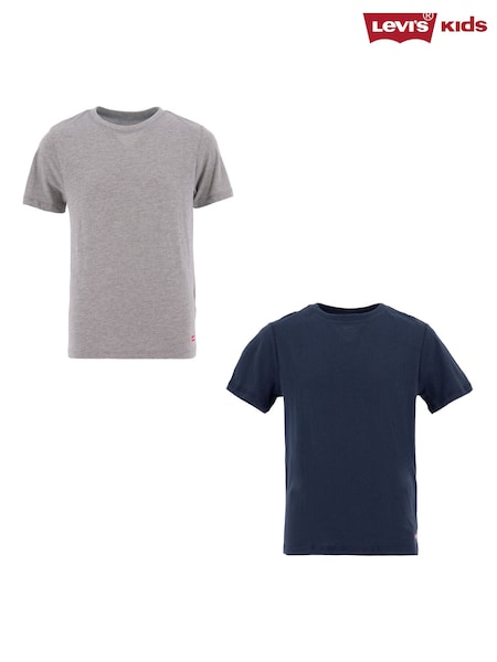 Blue - Levi's® Crew Neck T-shirts 2 Pack