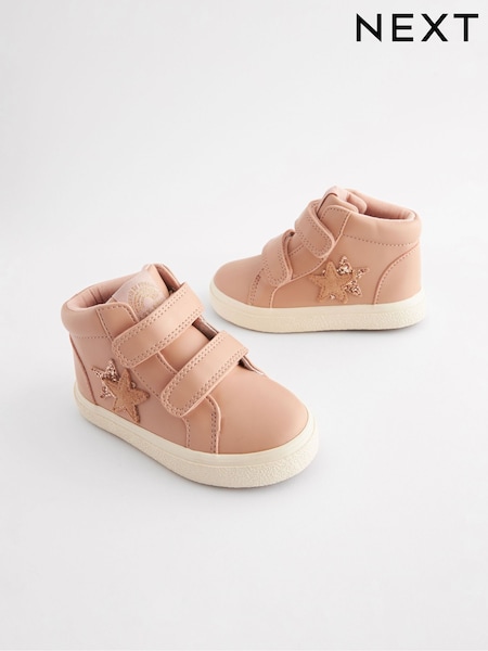 rožnata - Star Touch Fasten Strap High Top Trainers (782552) | € 18 - € 19