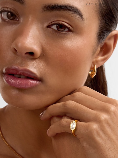 Gold Tone - Katie Loxton Harlequin Statement Ring