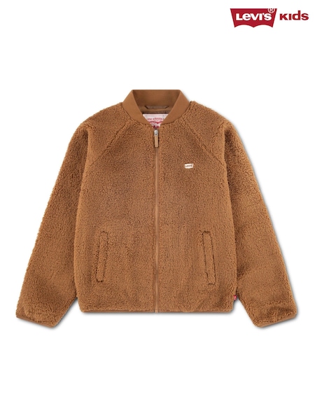 Brown - Levi's® Sherpa Bomber Jacket