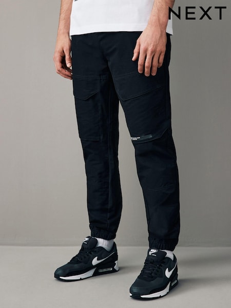 Black Utility Front Pocket Cargo Trousers (783679) | AED109