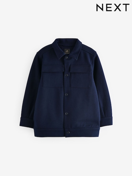 Navy Smart Jersey Shirt (3-16yrs) (784610) | AED22 - AED27