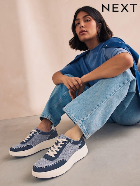 Navy Forever Comfort® Chunky Texture Trainers (785075) | €35