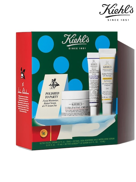 Kiehls Polished To Party Christmas Gift Set (worth £69, Save 39%)