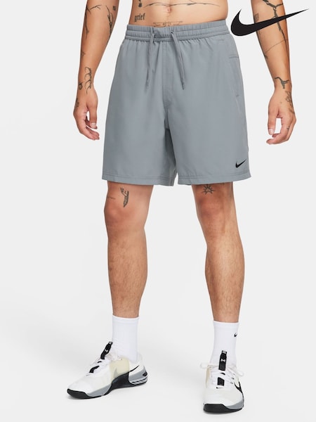 Grå - Nike Dri-fit Form 7 Inch Unlined Training Shorts (786218) | kr800