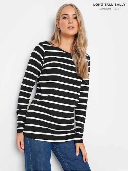 Blanco - Long Tall Sally 100% Cotton Crew Neck T-Shirts 2 Pack (786287) | 34 €