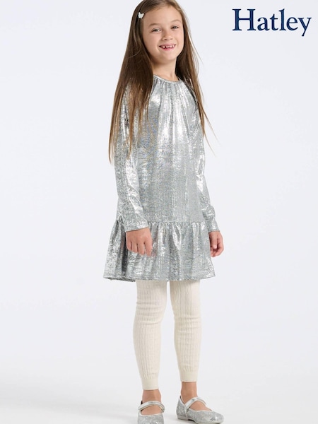 Hatley Silver Shimmer Aline Christmas Party Dress (787439) | €11.50