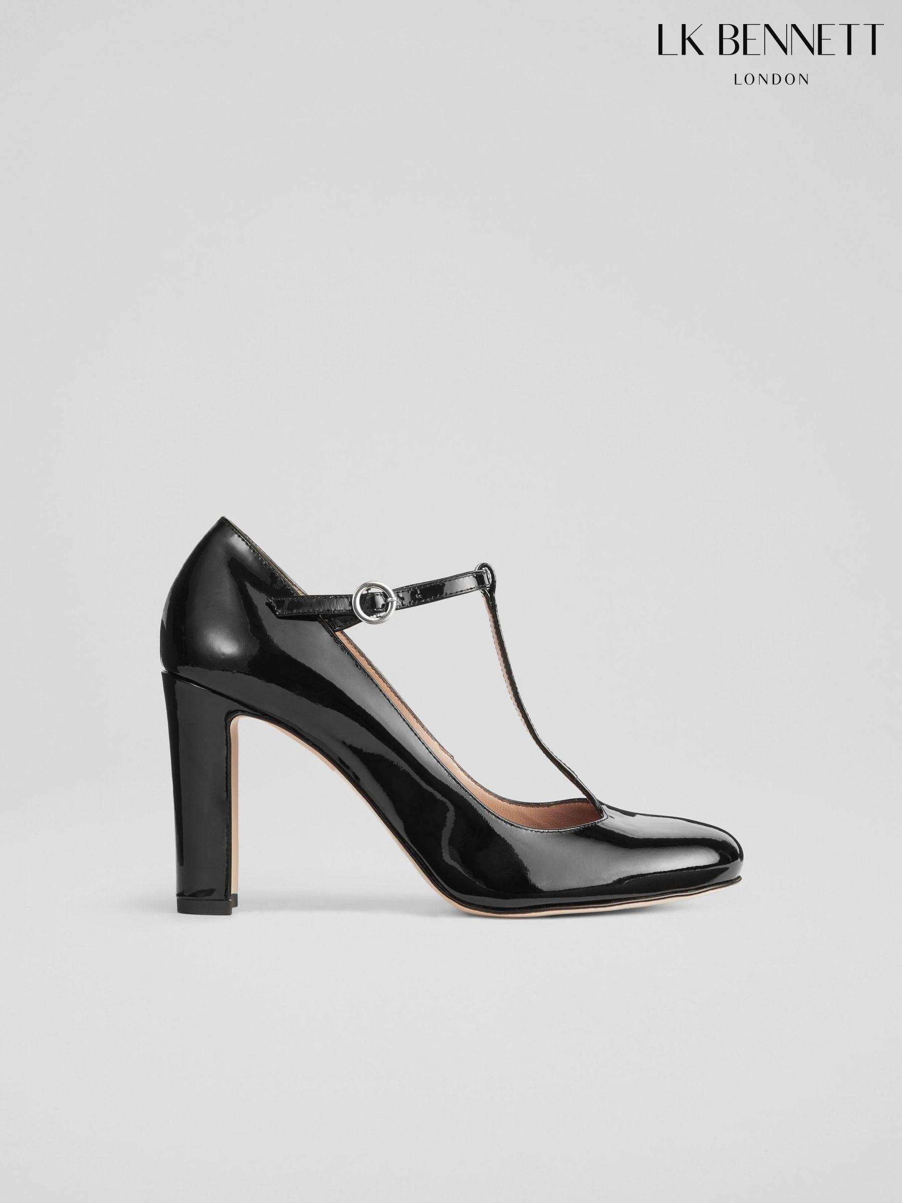 Shoes Black T Bar High Footwear Next Luxembourg