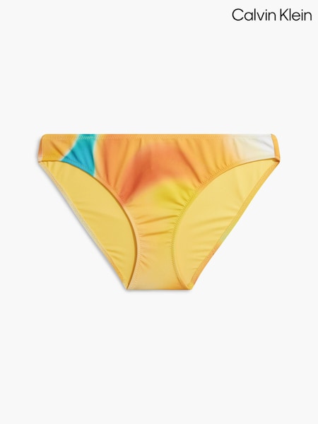 Calvin Klein Orange Monogram Print Bikini Briefs (788372) | €11.50