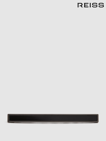 Reiss Gunmetal/Onyx Ardley Onyx Tie Bar (788411) | AZN 170