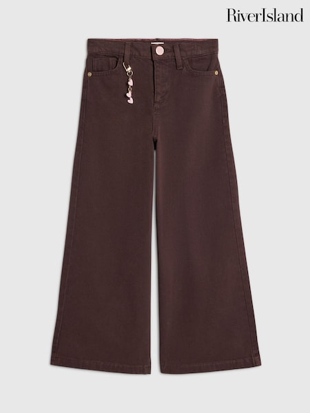 Brown - River Island Straight Leg Jeans