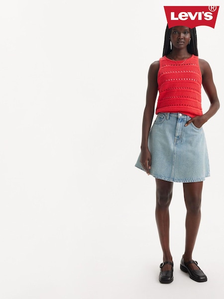 Levi's® Look at Blue 100% Cotton Mini Flounce Skirt (788745) | €43