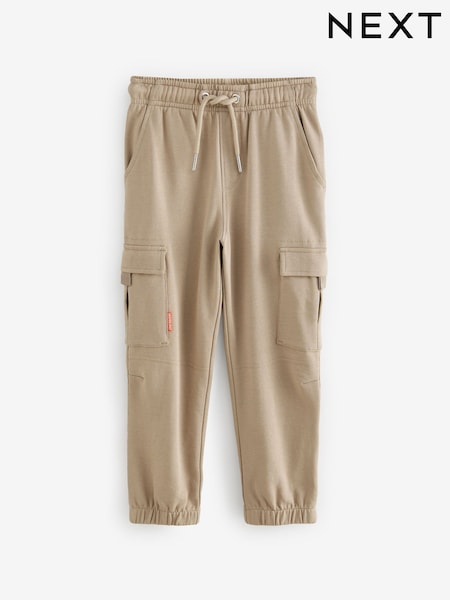 Mink Brown Regular Fit Cargo Cotton-Rich Joggers (3-16yrs) (788783) | €23 - €30