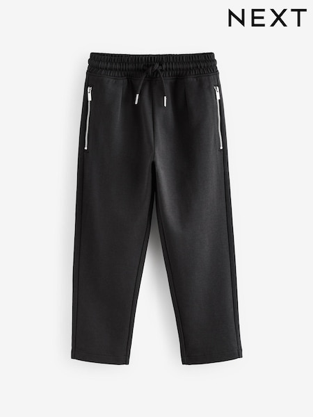 أسود - Smart Pleated Front Joggers (3-16yrs) (788820) | ‏42 د.إ.‏ - ‏ 60‏ د.إ.