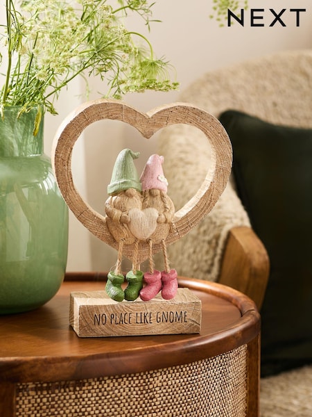 Natural Gonk Heart Ornament (789057) | €22
