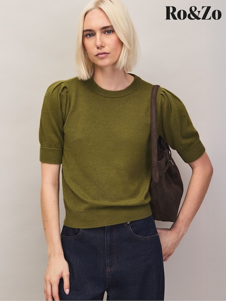 Green - Ro&zo Knit Jumper With Cashmere And Wool