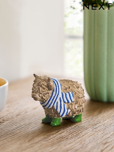 Natural Hamish The Highland Cow Scarf Ornament (789143) | kr98