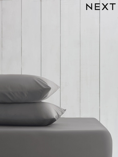 Charcoal Grey Cotton Rich Fitted Sheet (790261) | €11 - €18