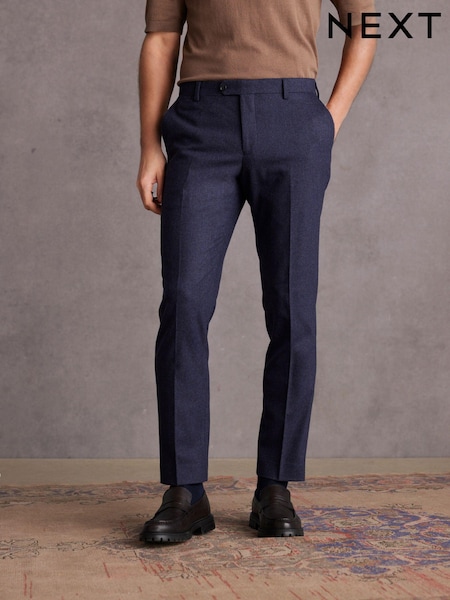 Blue Slim Signature Italian Fabric Suit Trousers (790318) | €46
