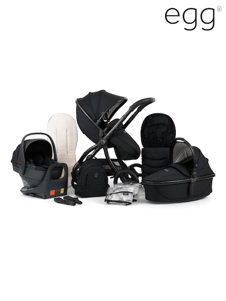 Egg 8 Piece Luxury 3 Bundles With Shell 360 Car Seat Base