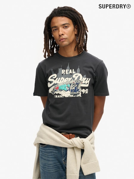 Superdry Blackboard New York VL Graphic T-Shirt (790460) | €46