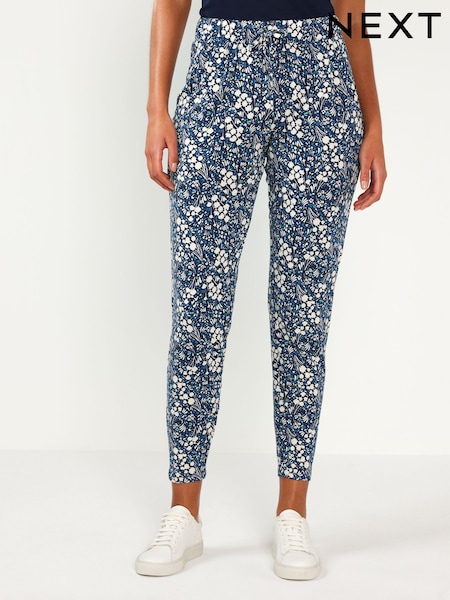 Blue Floral Jersey Joggers (792054) | €7