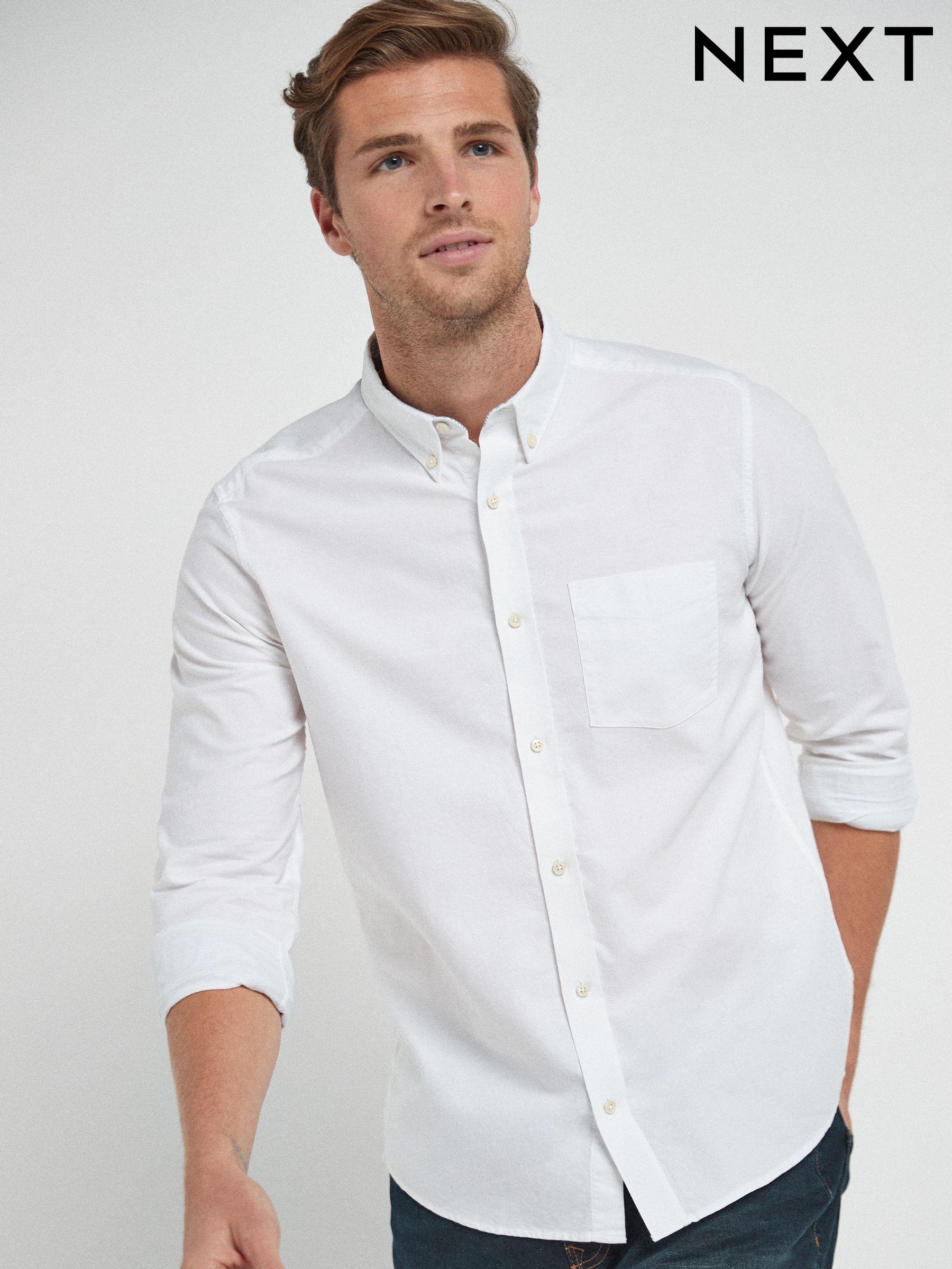 Men s Tall Dress Shirts Long Formal Shirts Next