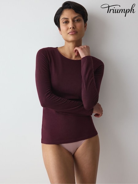 Κόκκινο - Triumph Beauty Layers Long-sleeved Top