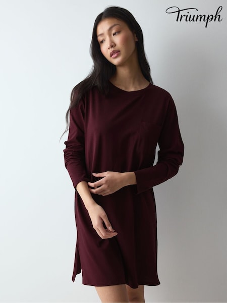 Crveno - Triumph Good Long Sleeved Nightdress