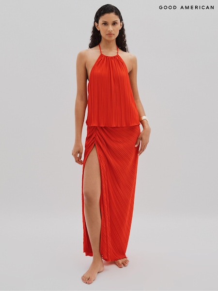 Good American Plisse Beach Cover-Up Sarong (792937) | €217