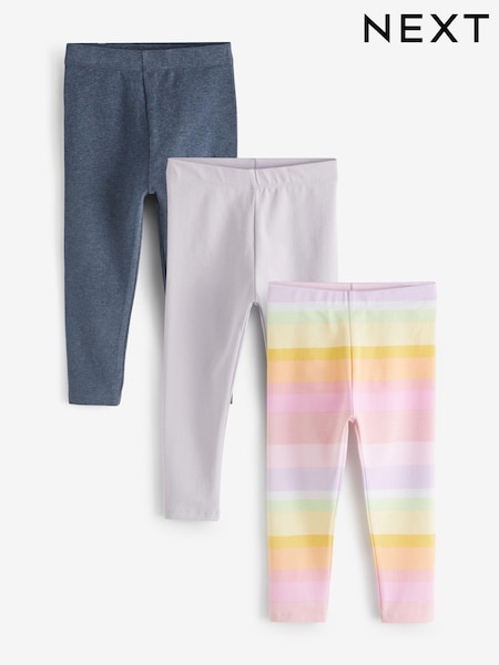 Regenbogenmotiv, violett - Jersey Leggings 3 Pack (3mths-7yrs) (793364) | 3 € - 5 €