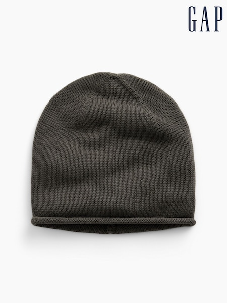 Dunkelgrau - Regular Gap Cotton Knit Beanie