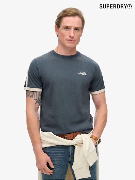 Superdry Navy 100% Cotton Essential Logo Retro T-Shirt (793581) | €35