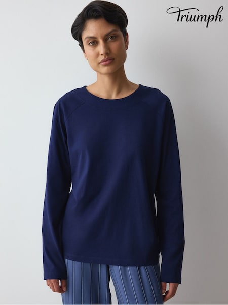 Blå - Triumph Mix & Match Long Sleeved Top