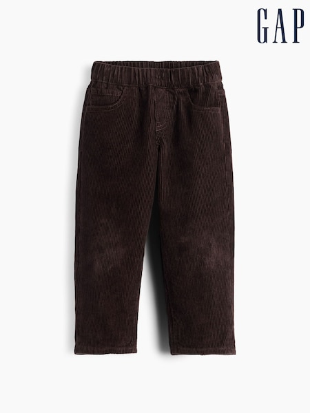 Brown - Gap Corduroy Pull On Baggy Trousers (6mths-5yrs)