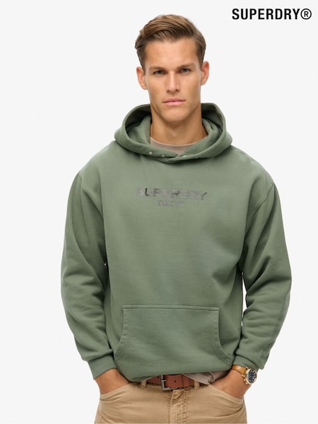 Superdry Laurel Khaki Luxury Sport Loose Hoodie (796562) | R$ 590